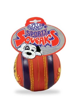 Pet Brands Sporty Squeak - Cricket Ball